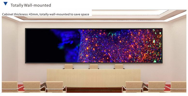 small pixel pitch led video wall