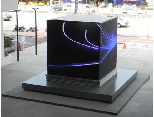 Square led video wall screens