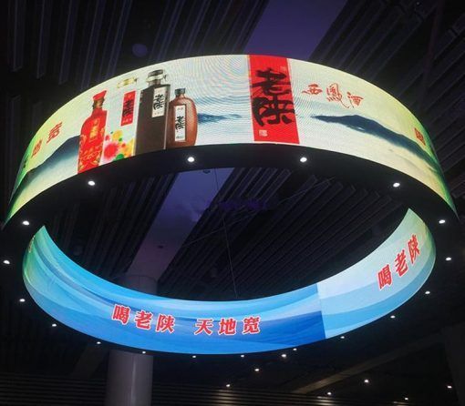 round led display wall
