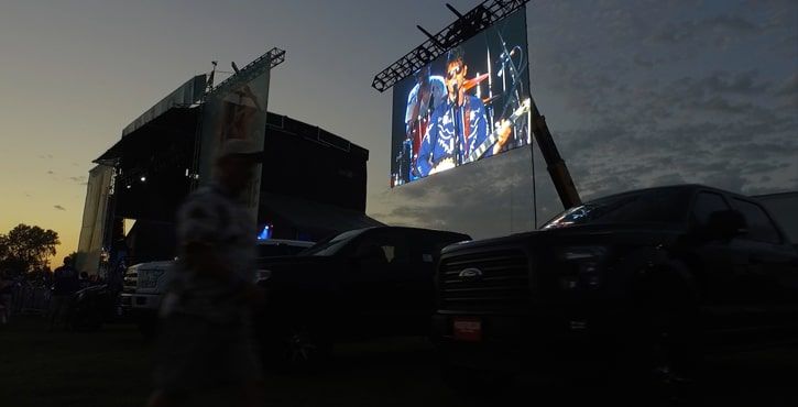 P5.95 outdoor led video wall
