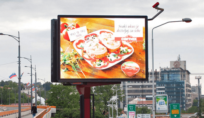 De haute qualité-fixe-installation-Billboard-numérique