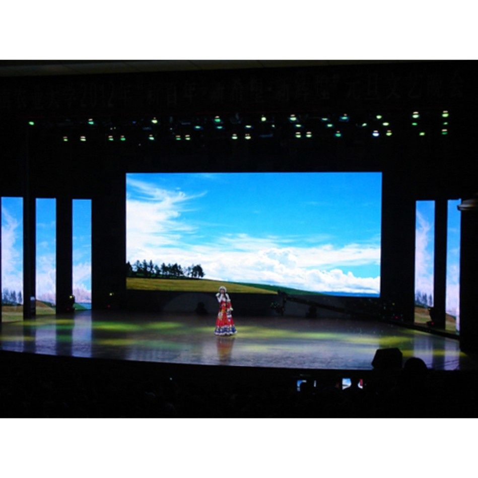 stage background big magnetic module  led display  video wall  indoor - indoor outdoor led video display screen manufacturer