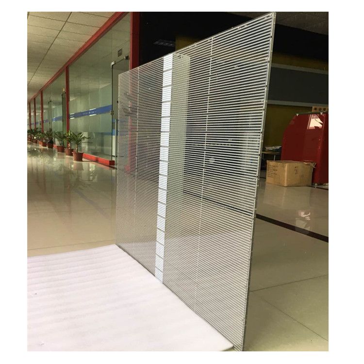 Led Display indoor Transparent P3.91mm Led Mesh Screen For Advertising -  indoor outdoor led video display screen manufacturer